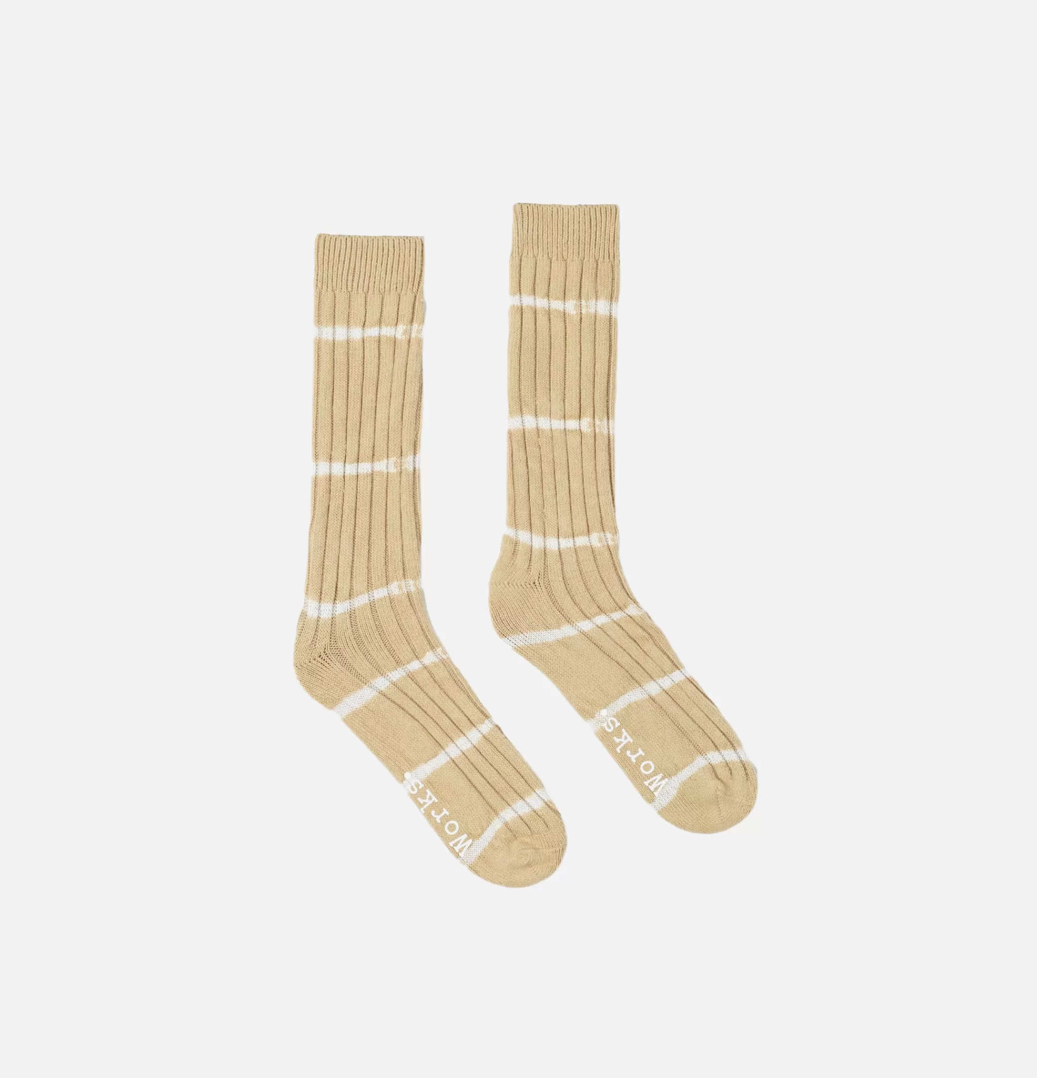 UNIVERSAL WORKS Chaussettes | Tie Die Socks Dark Sand