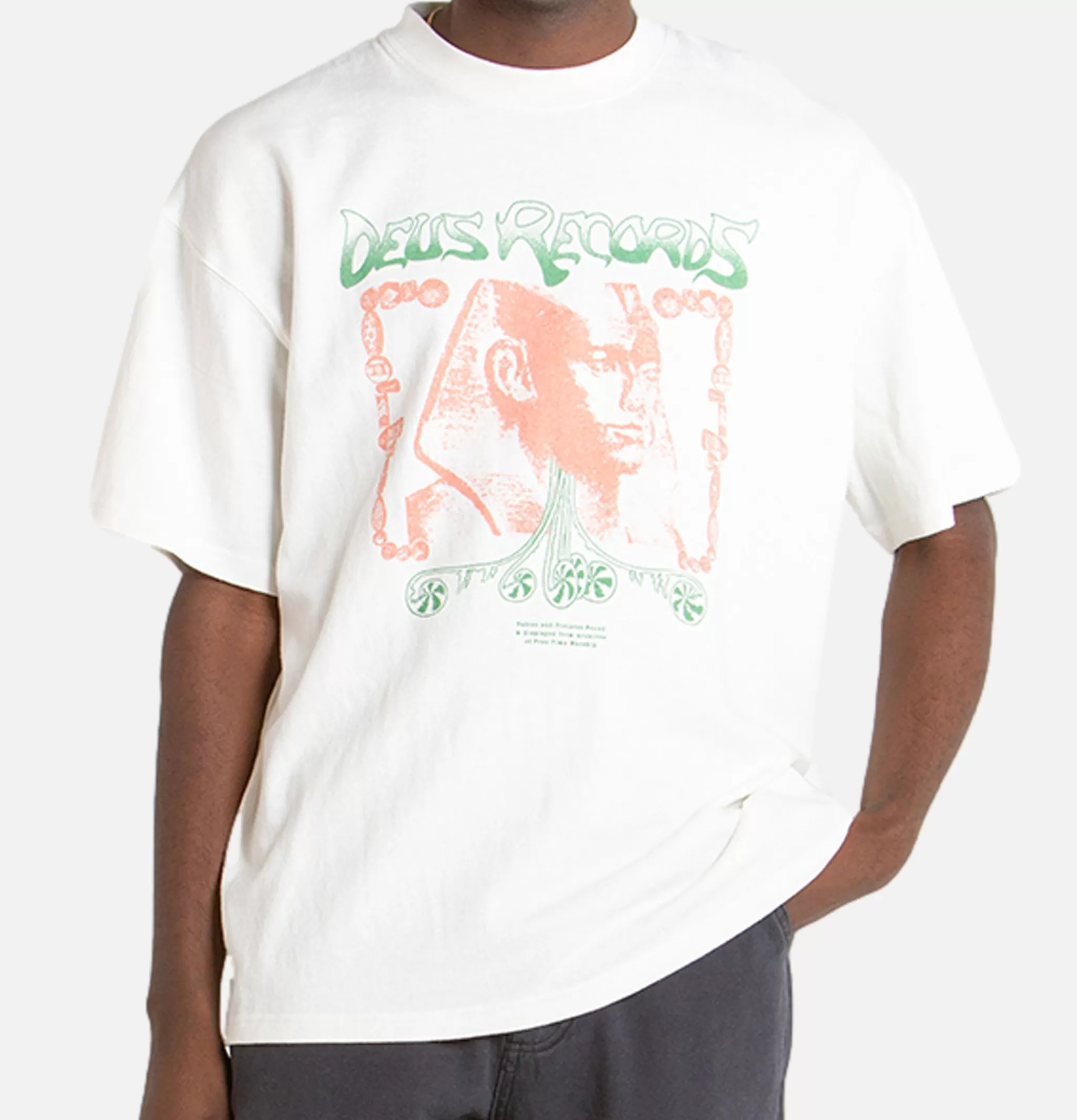 DEUS T-shirts | Time Worship Tee Vintage White