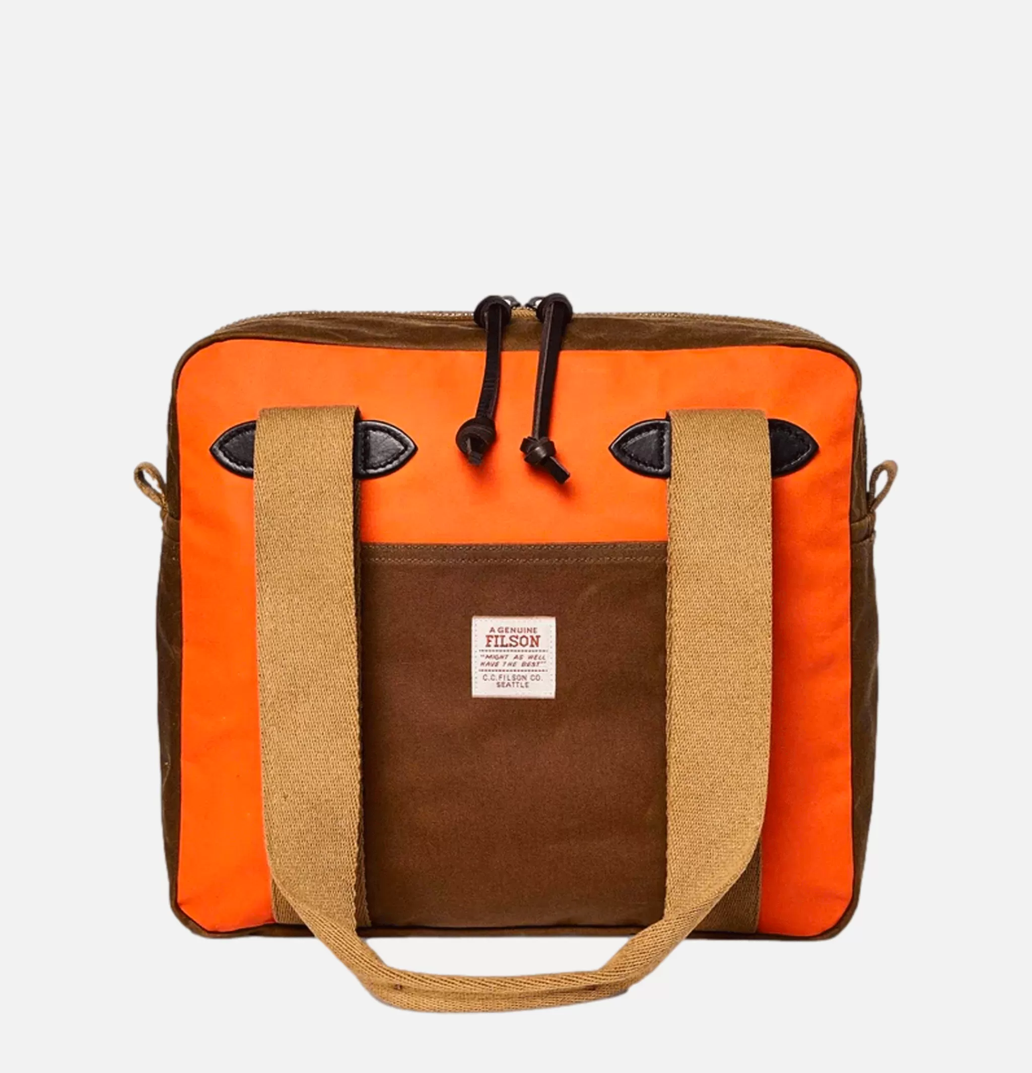 FILSON Tote-bags | Tincloth Zipper Tote Tan