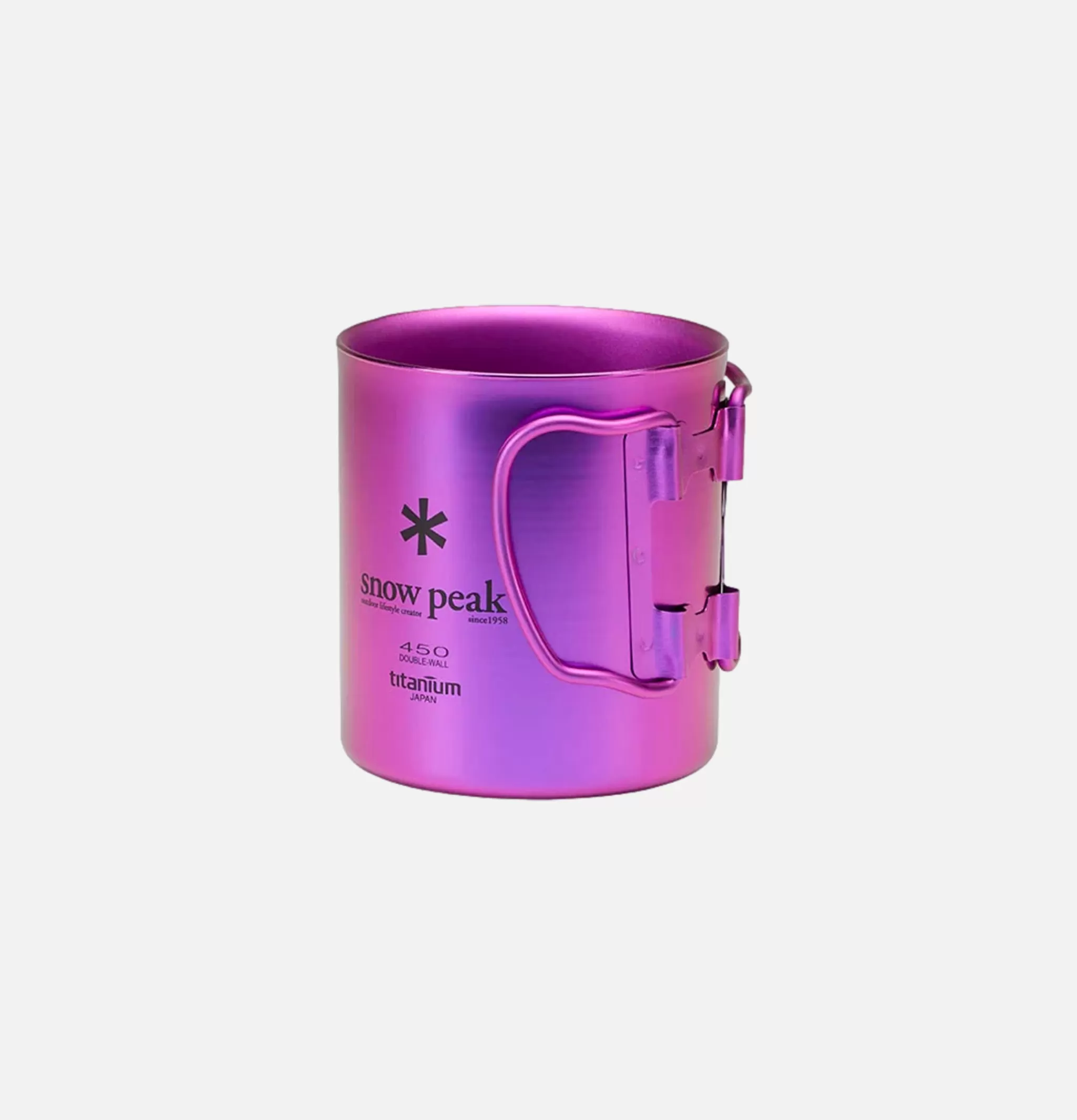 SNOW PEAK Maison | Outdoor | Titanium Single 450 Cup Purple