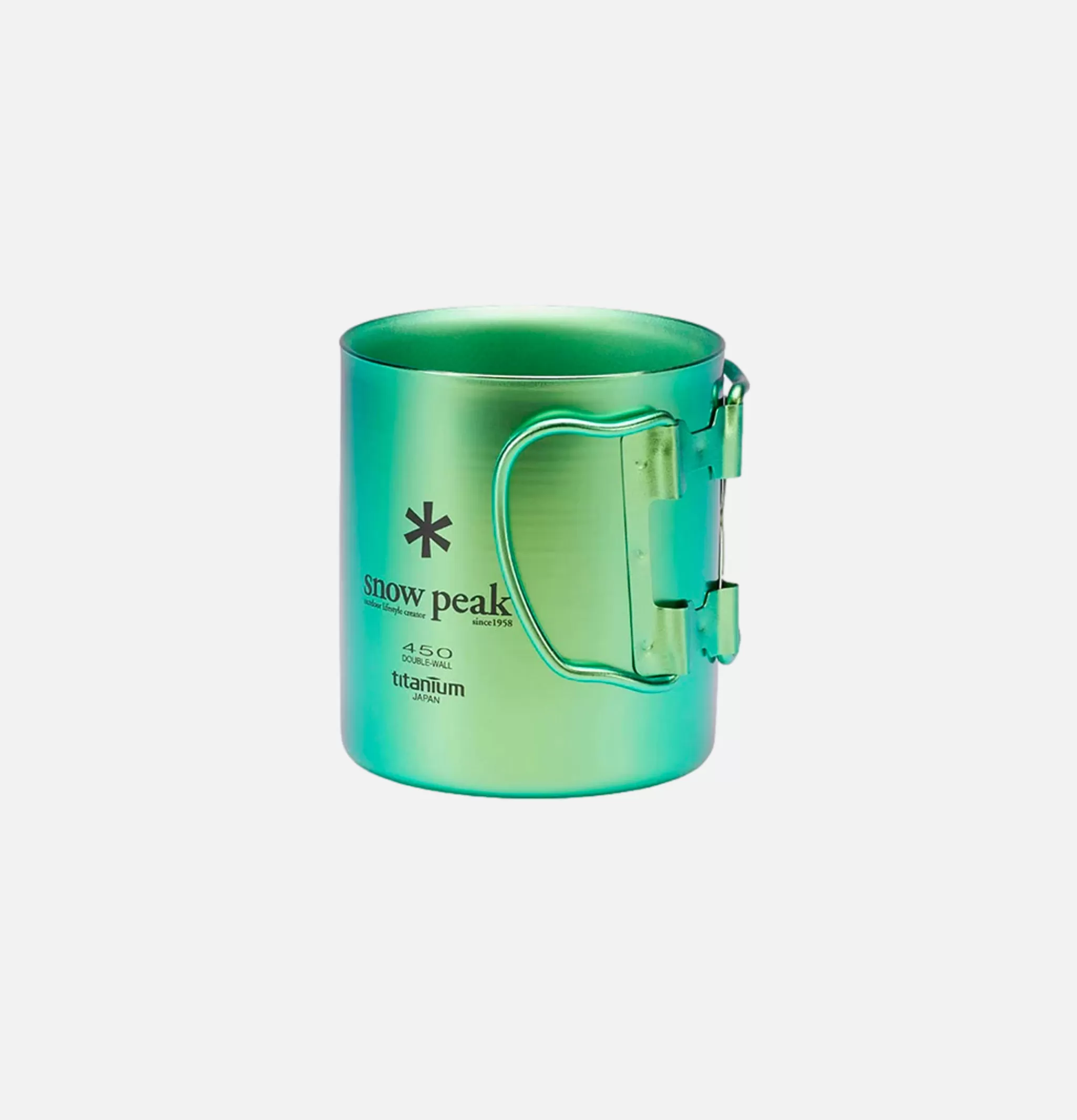 SNOW PEAK Maison | Outdoor | Titanium Single Cup 450 Green