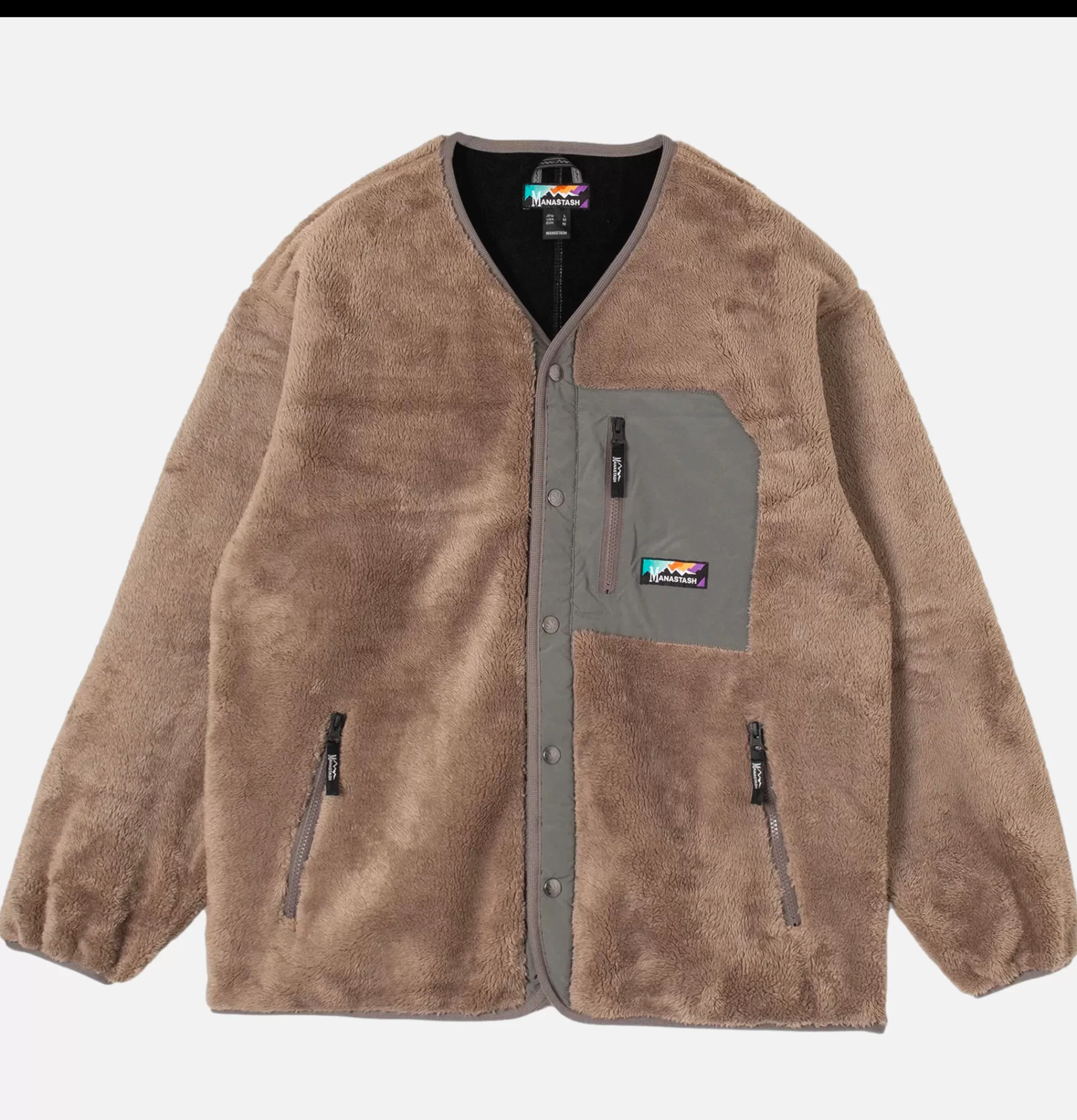 MANASTASH Pulls & Cardigans | Veste Bigfoot Jacket 23 Grey