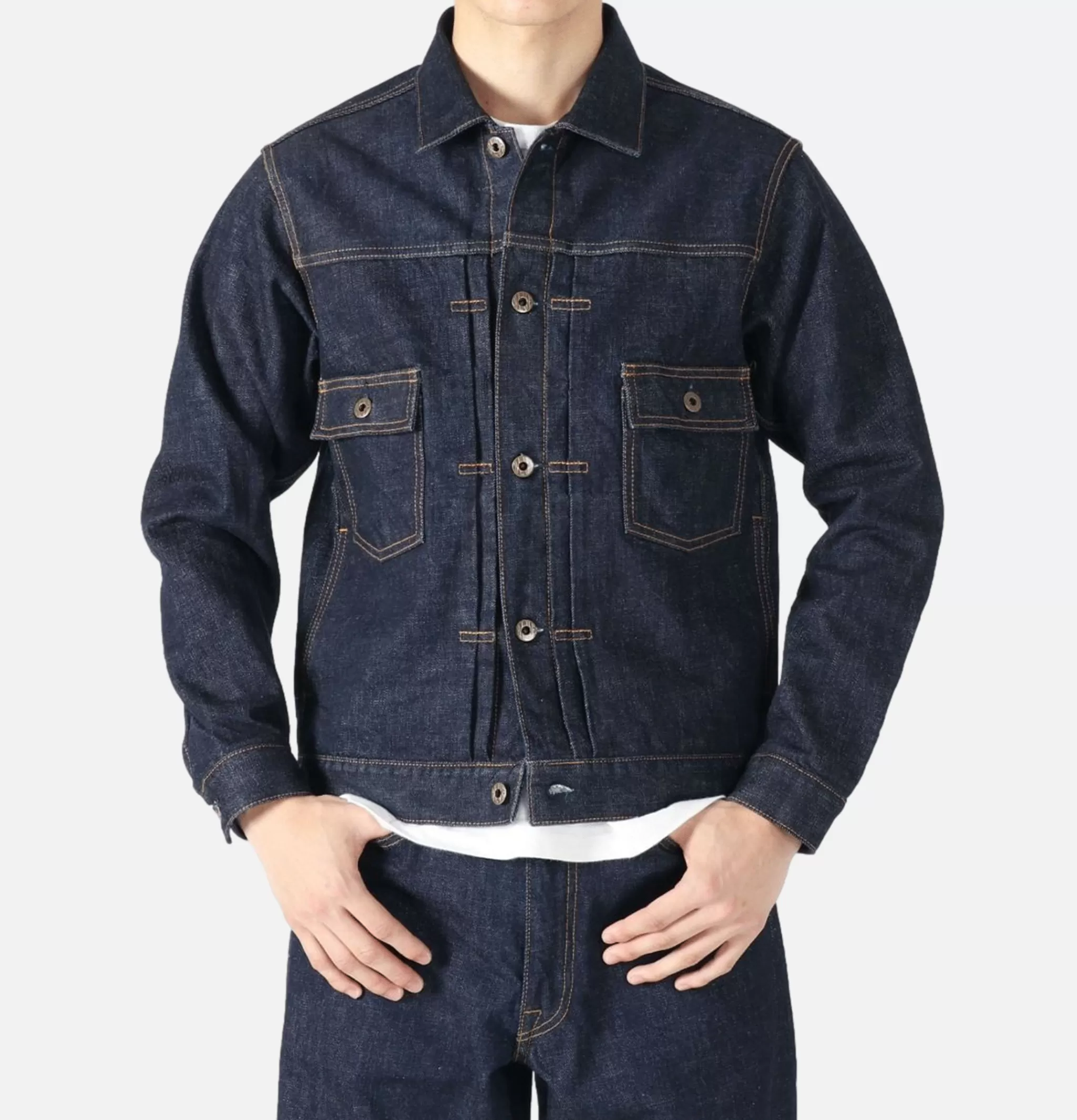 JAPAN BLUE JEANS Vestes | Veste en Jean Type2 14.8oz Blue