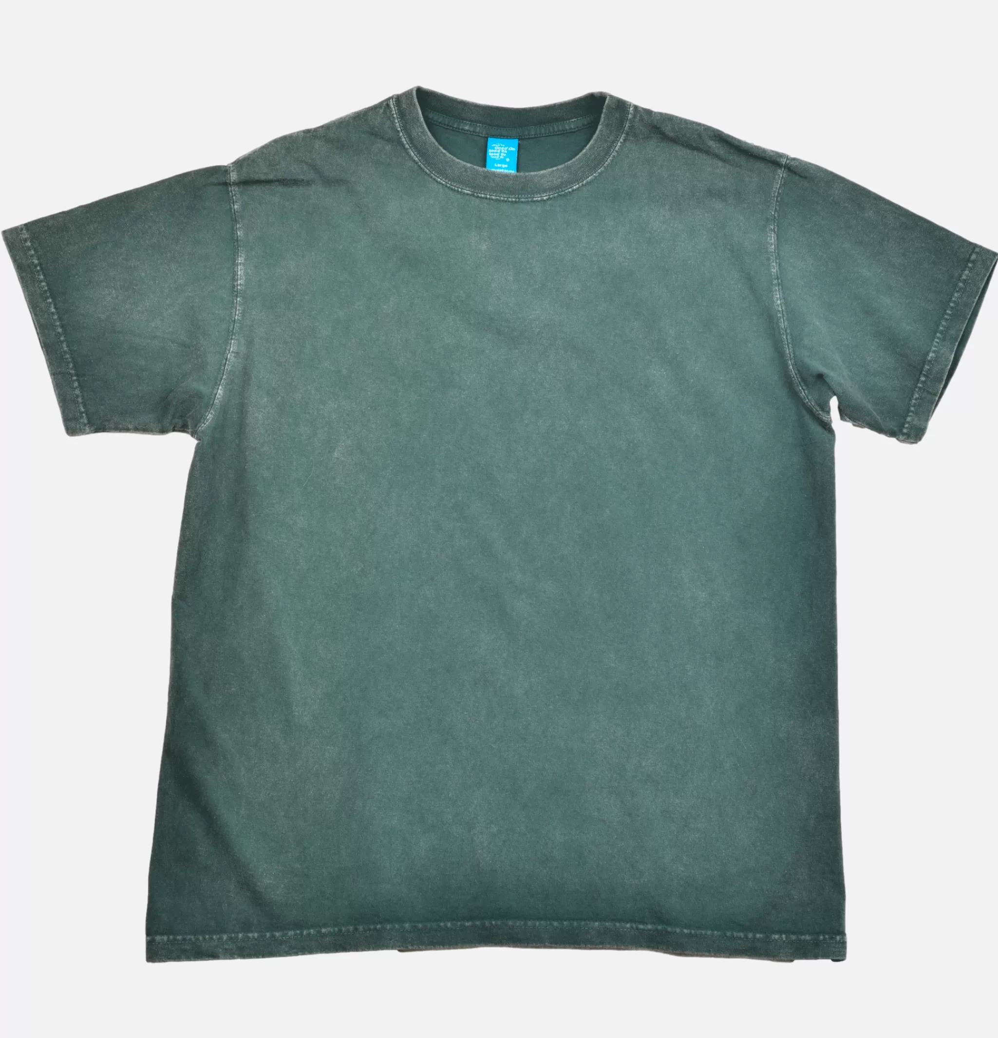 GOOD ON T-shirts | Vintage Dye Crew Tee Dark Green