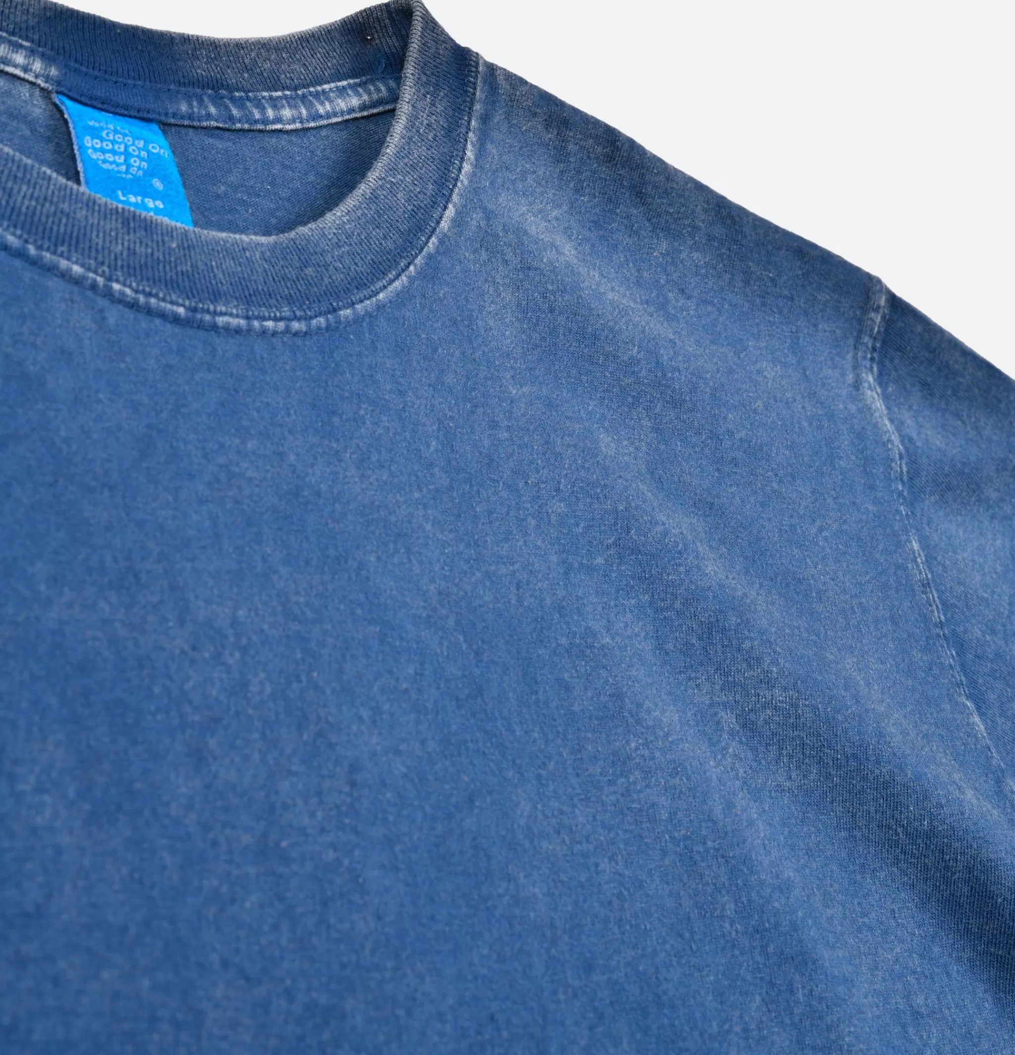 GOOD ON T-shirts | Vintage Dye Crew Tee Navy