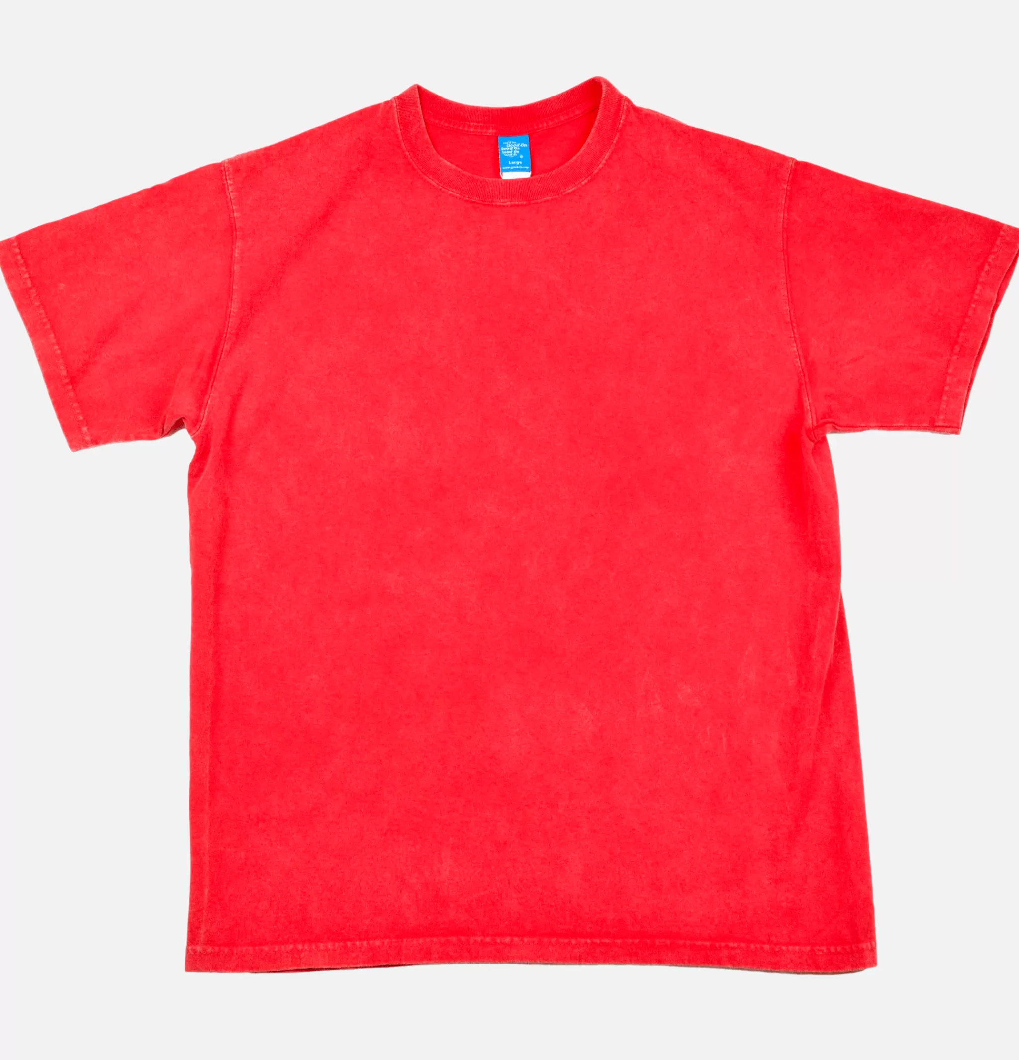 GOOD ON T-shirts | Vintage Dye Crew Tee Red