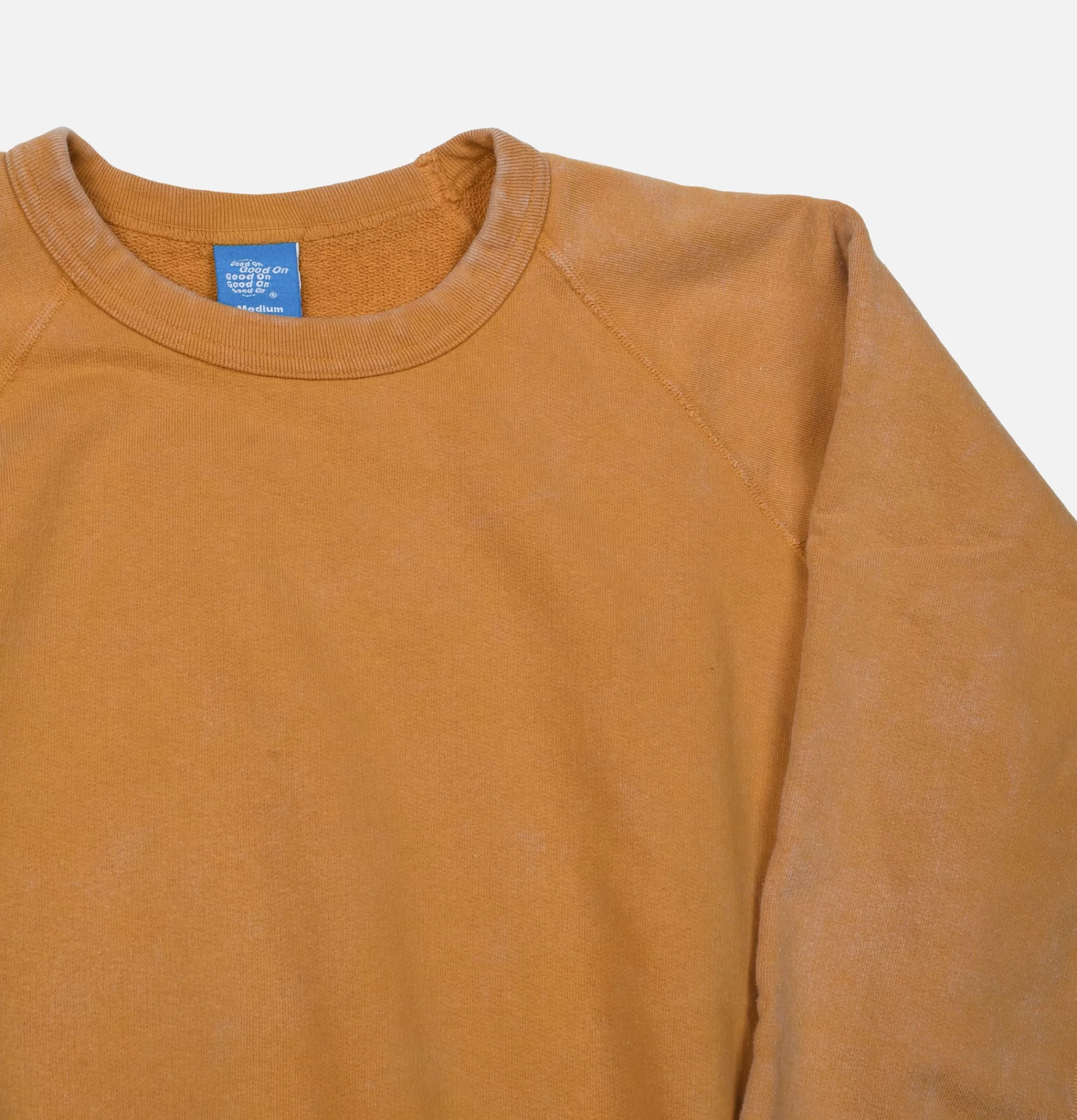 GOOD ON T-shirts | Vintage Dye Sweatshirt Moutarde