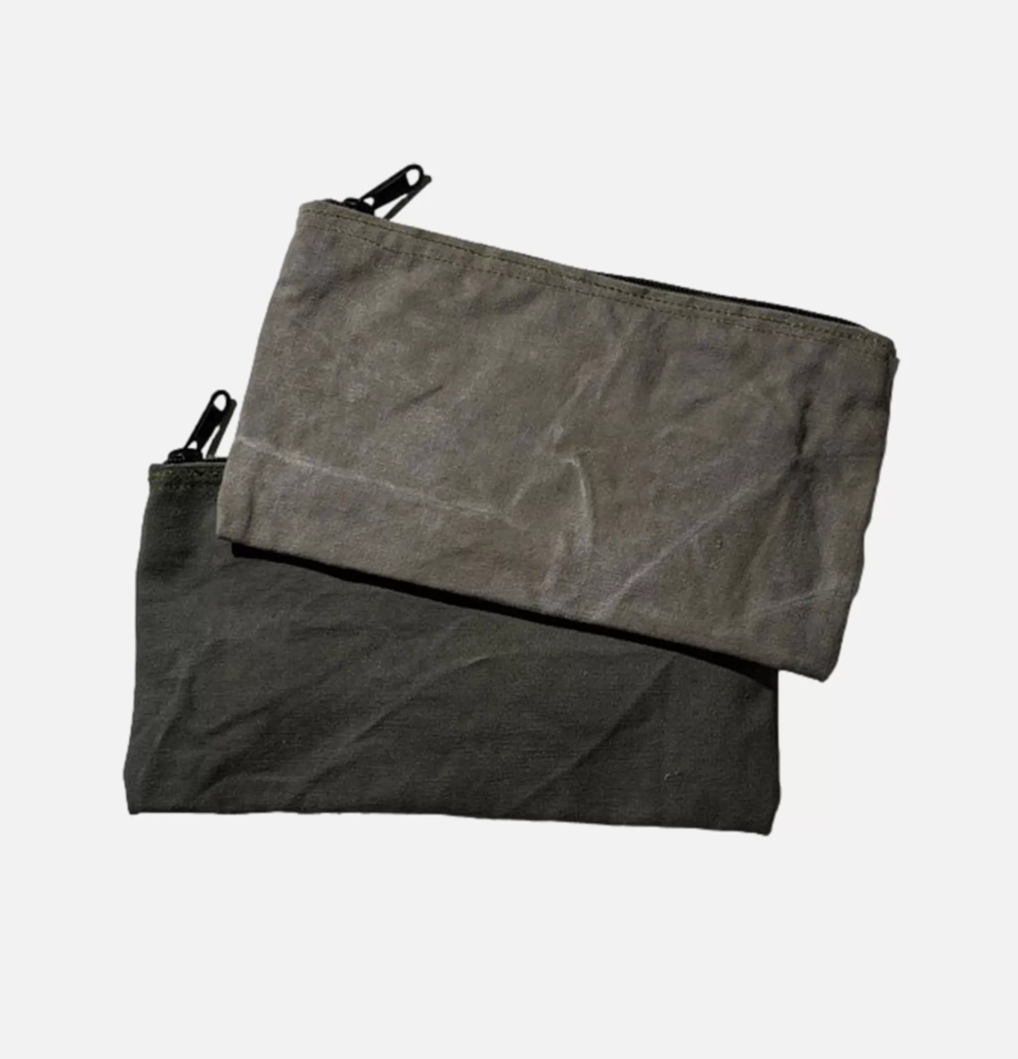 PUEBCO Petite Maroquinerie | Vintage Tent Pouch Neon Green